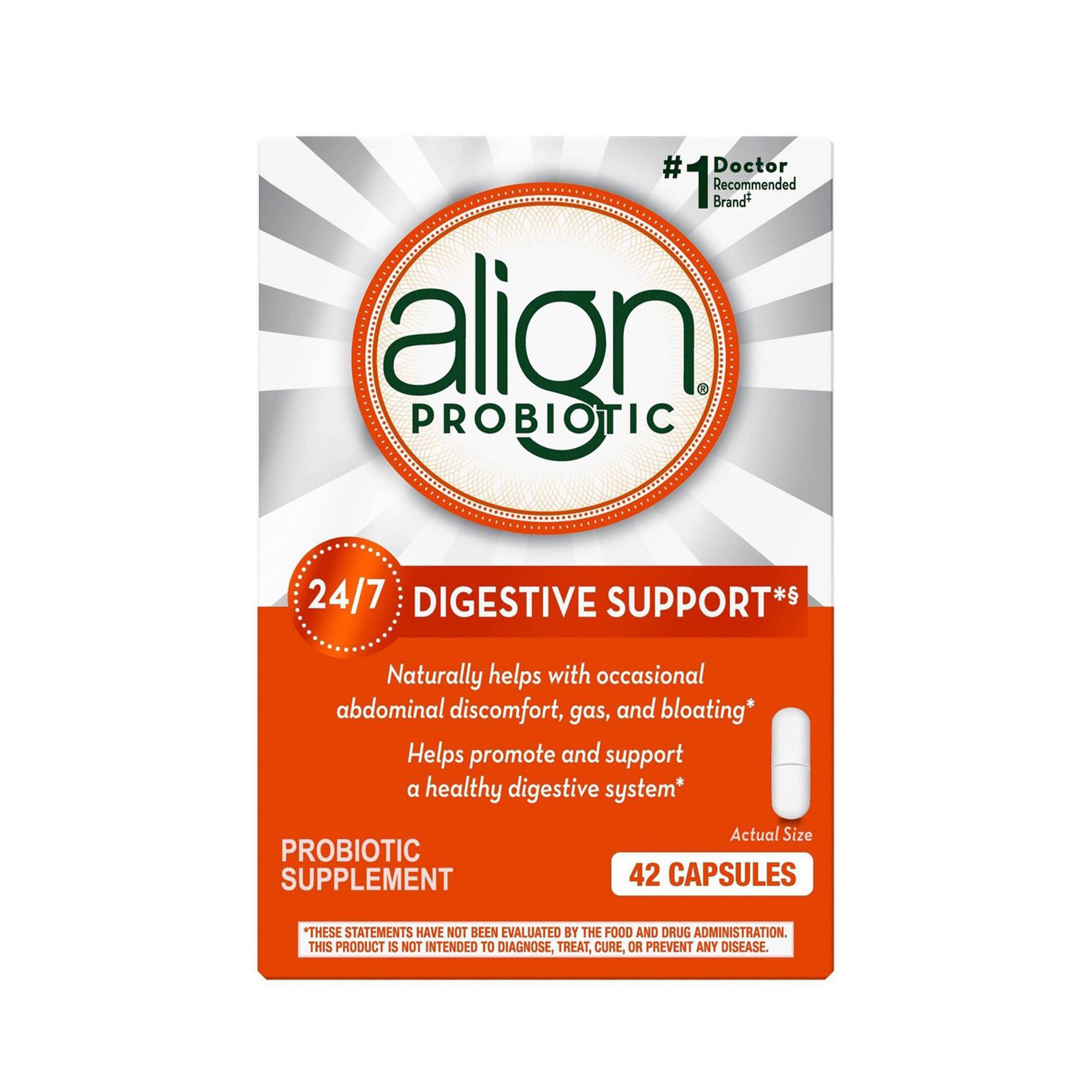 Align Probiotic Supplement Digestive 42 Capsules