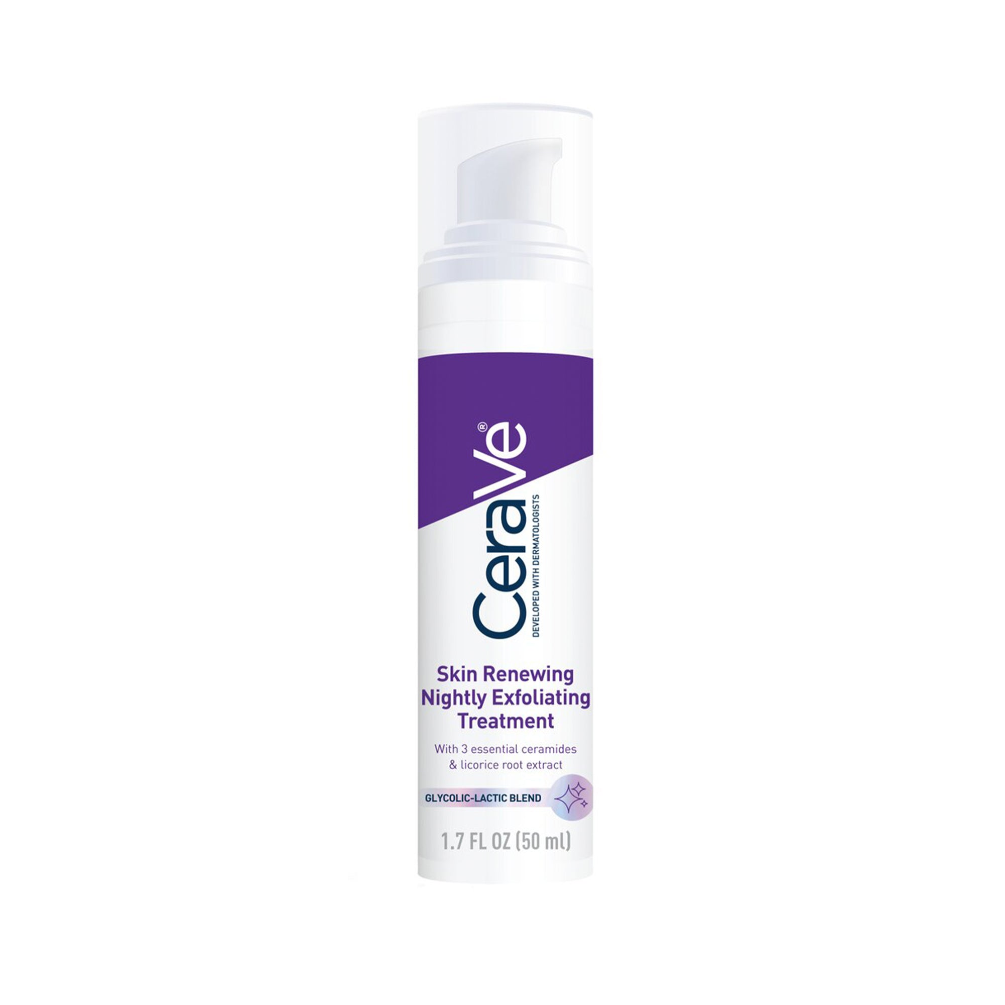 CeraVe Skin Renewing Glycolic Nightly Exfoliating Treatment 1.7 oz