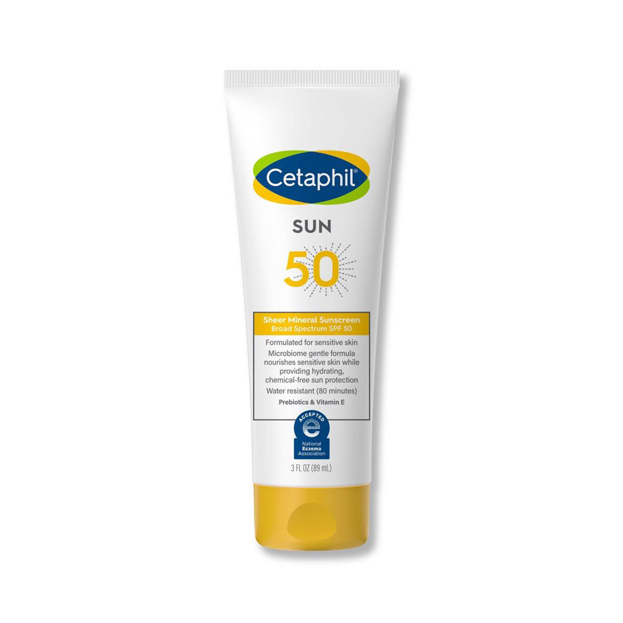 Cetaphil Sheer Mineral Protector solar para rostro y cuerpo SPF 50 3 oz 