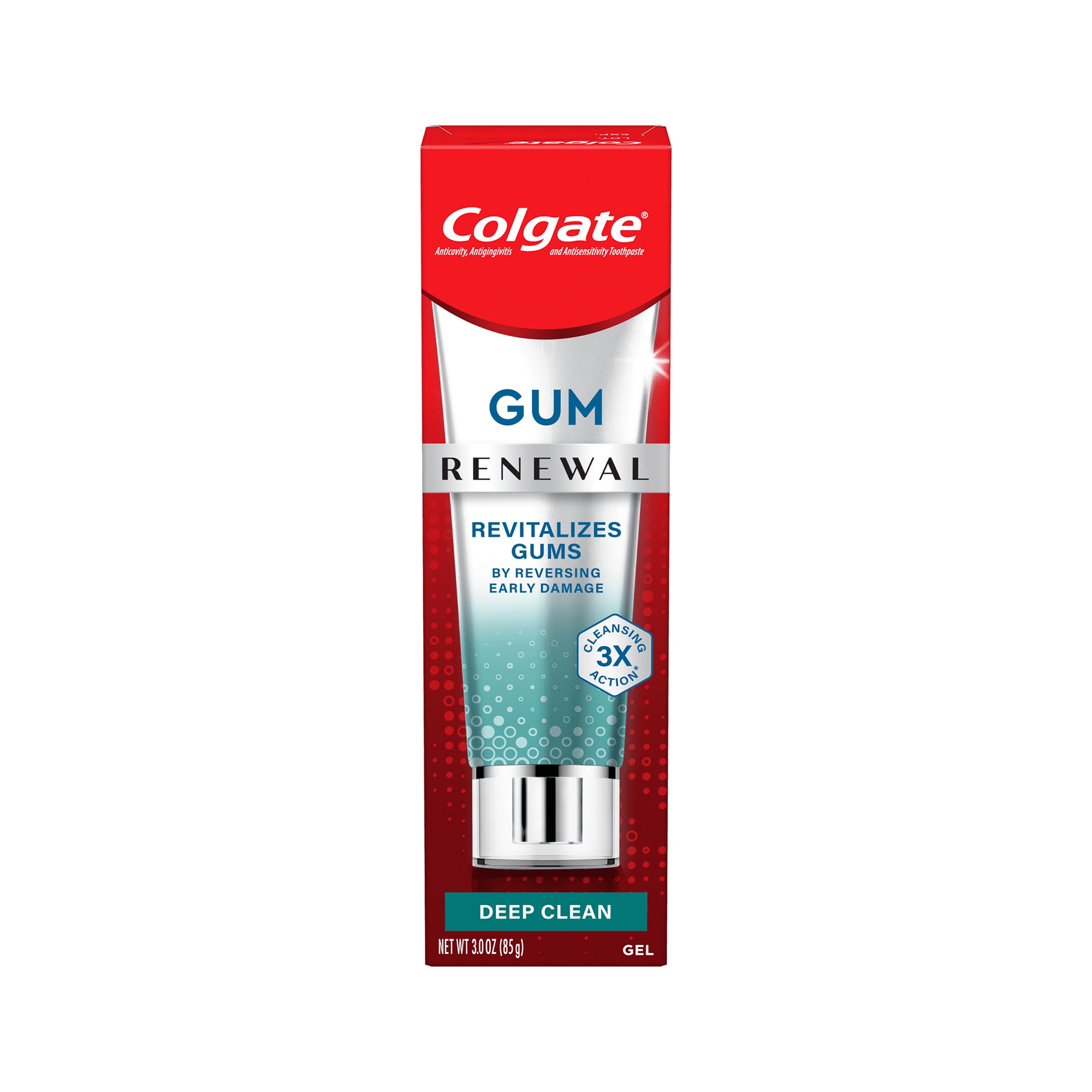 Colgate Renewal Gum Protection Deep Clean Toothpaste Gel Mint 3 oz