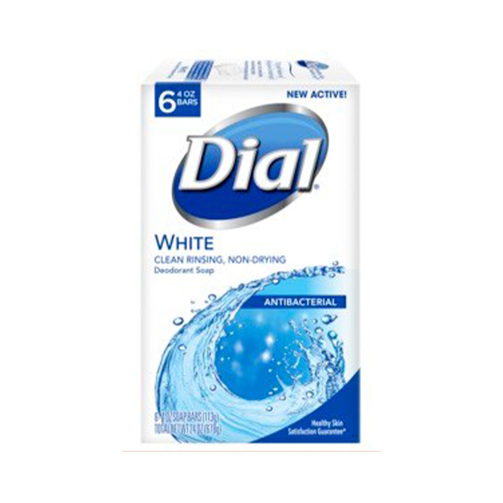 Dial Complete Antibacterial Deodorant White Bar Soap, 12 Count