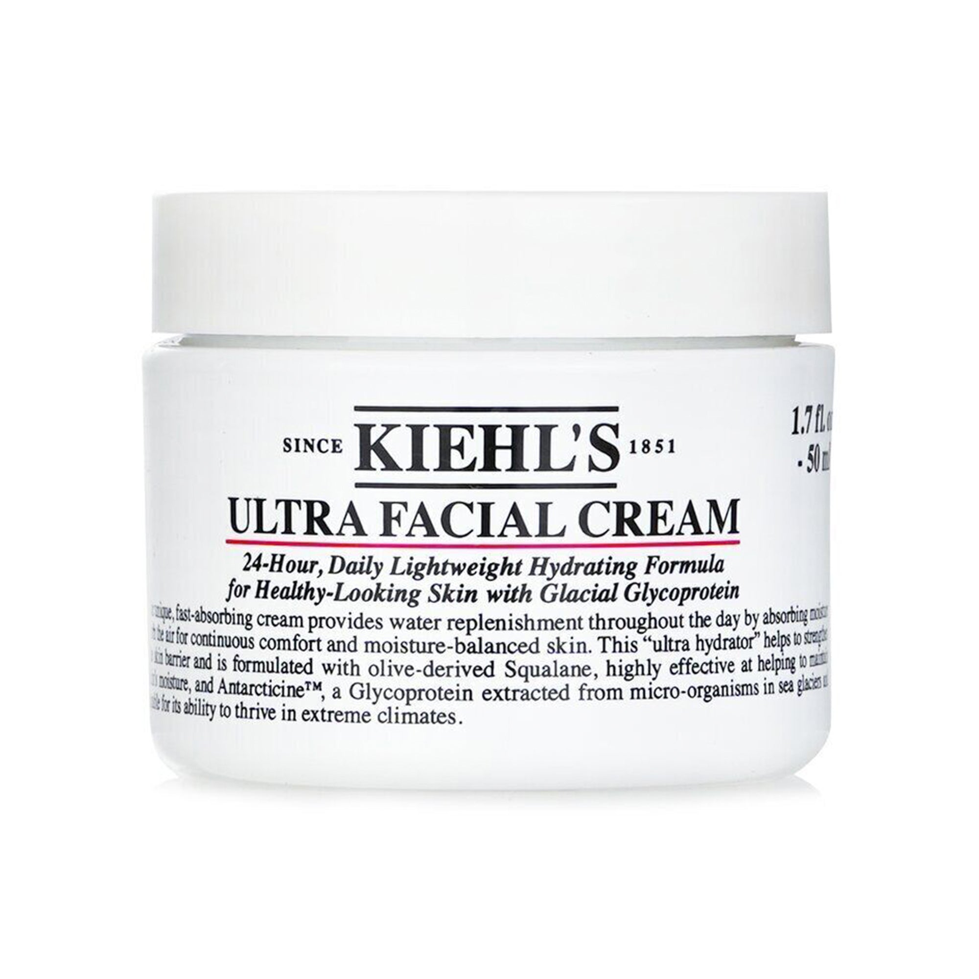 Kiehl's Ultra Facial Refillable Moisturizing Cream with Squalane, 1.7 oz