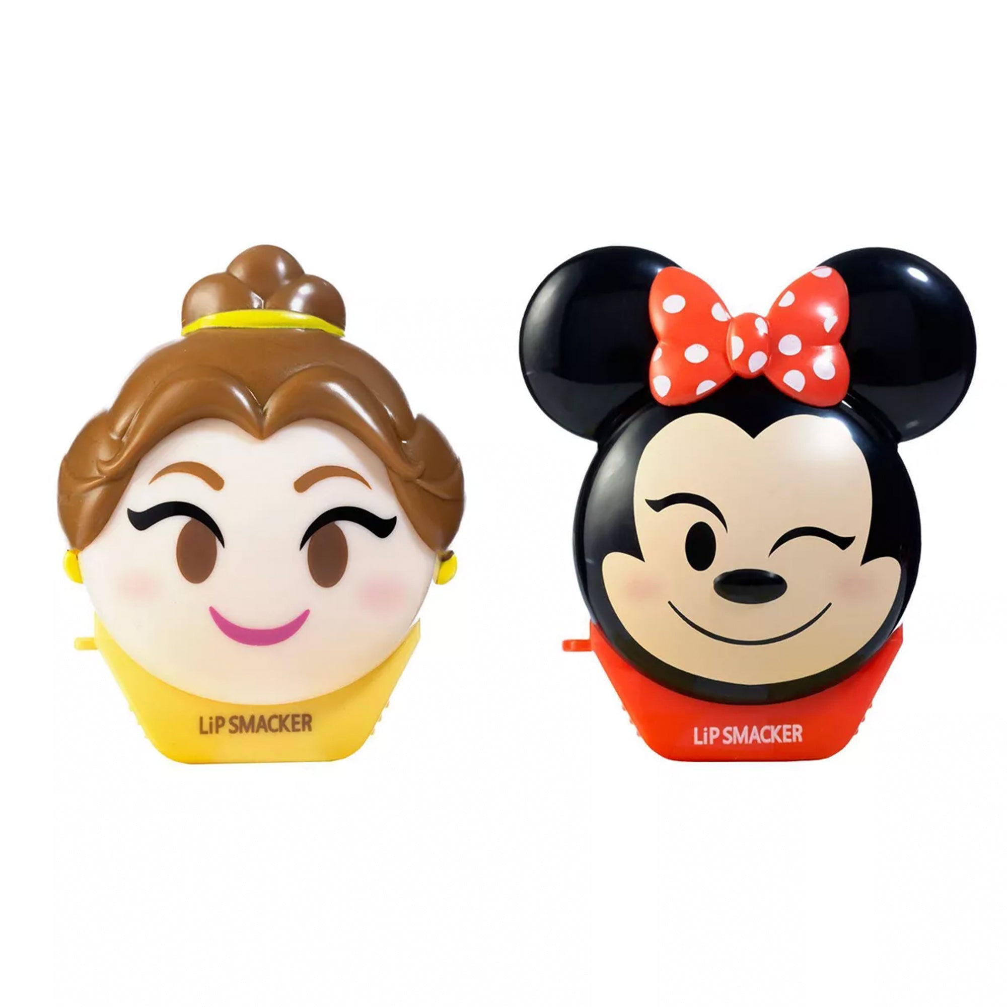 Lip Smacker Disney Emoji Bálsamo labial Belle y Minnie, 2 unidades