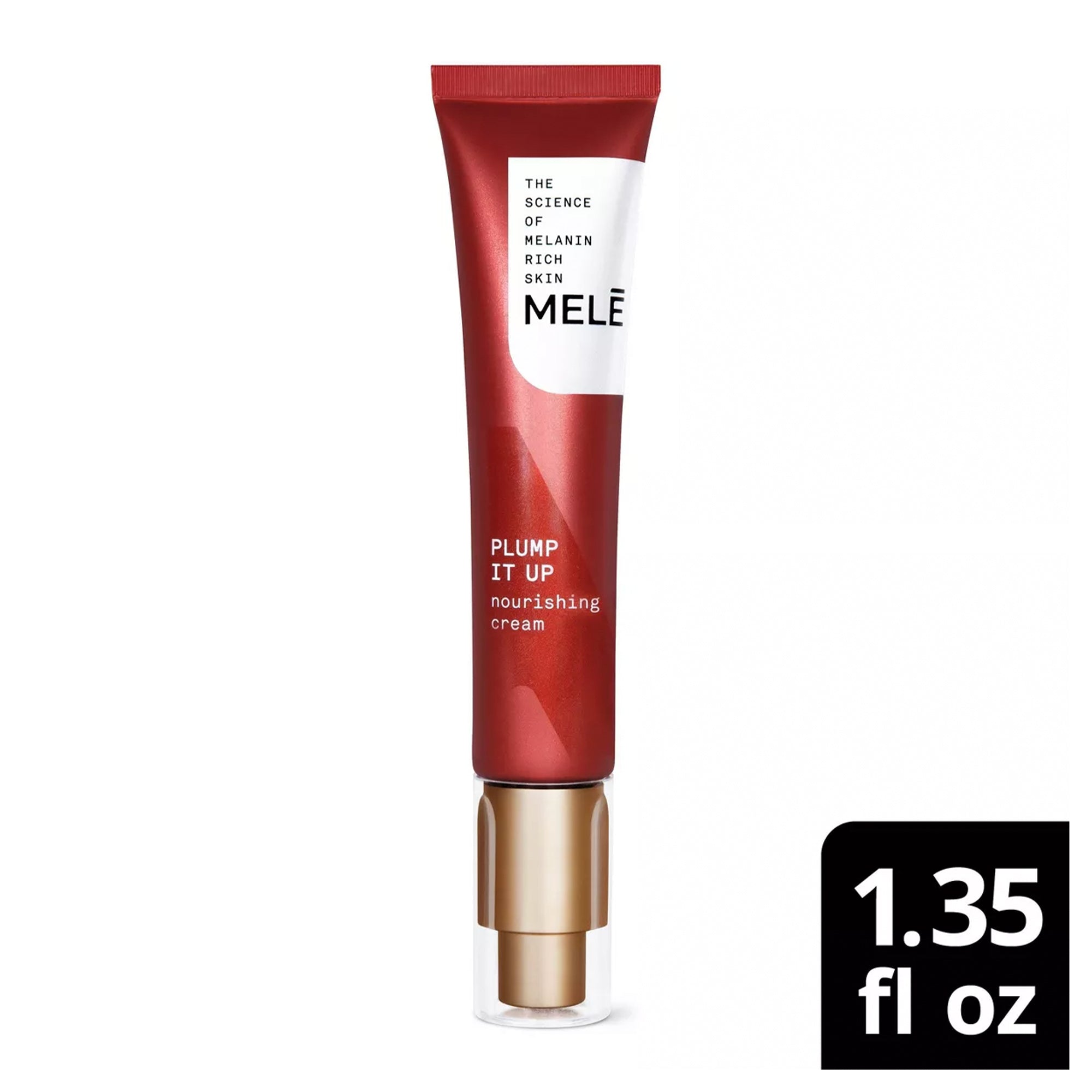MELE Plump It Up Nourishing Facial Cream for Melanin Rich Skin, 1.35 fl oz