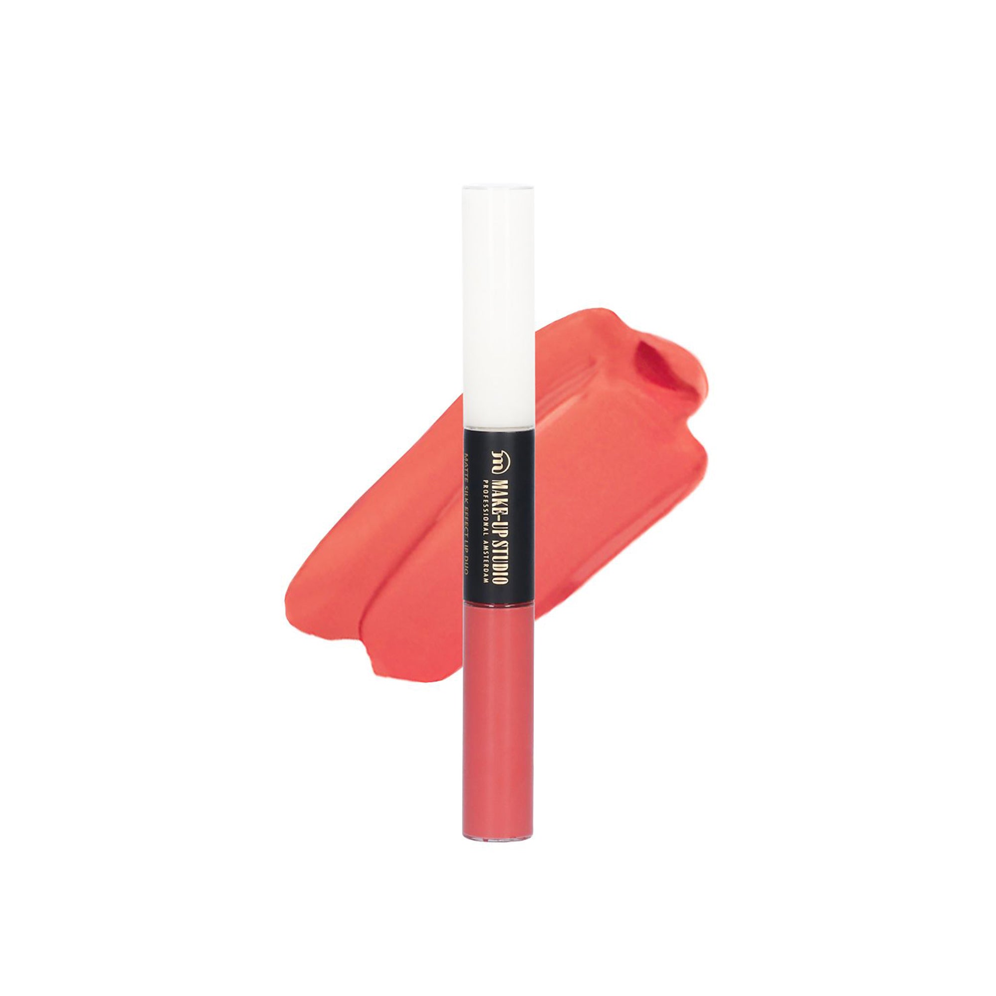 Make-Up Studio Amsterdam Matte Silk Effect Lip Duo Women Lipsticks Charming Coral 2pc