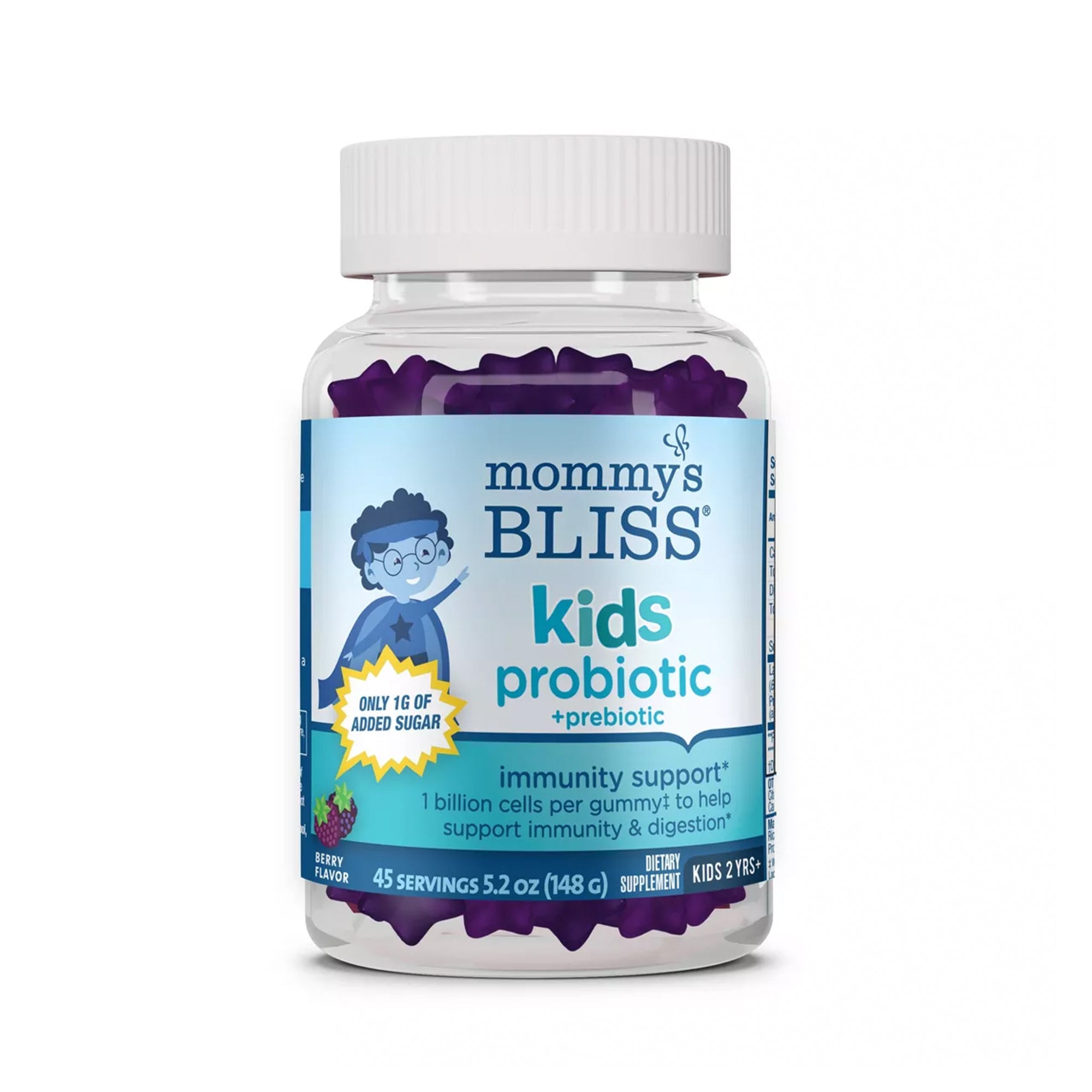 Mommy's Bliss Kids Probiotic + Prebiotics Gummies, 45 Gummies