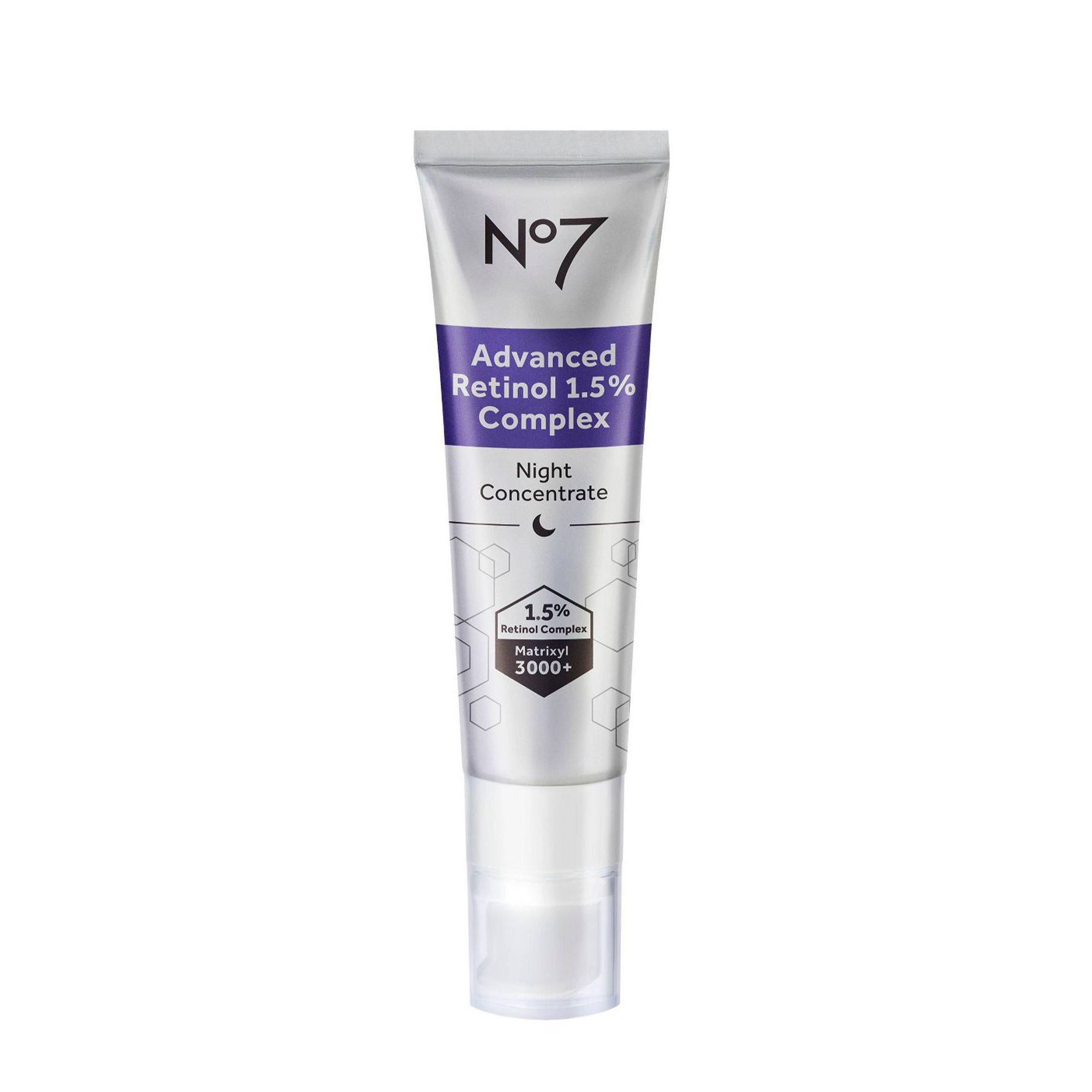 No7 Advanced Retinol 1.5% Complejo concentrado nocturno, 1 fl oz