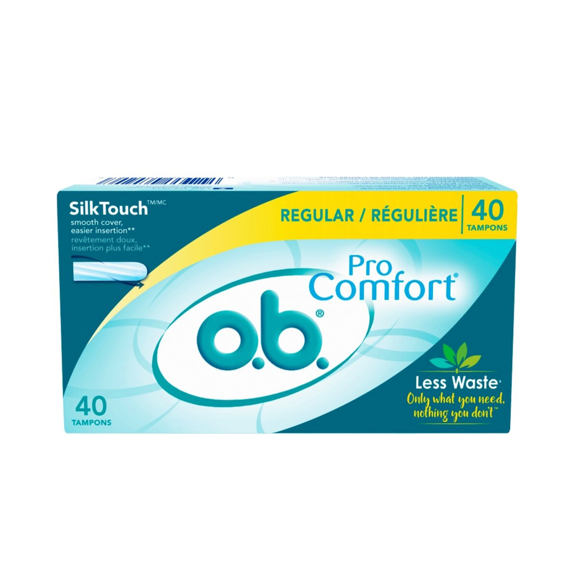 O.B. Pro Comfort Tampons, Regular Absorbency, 40ct