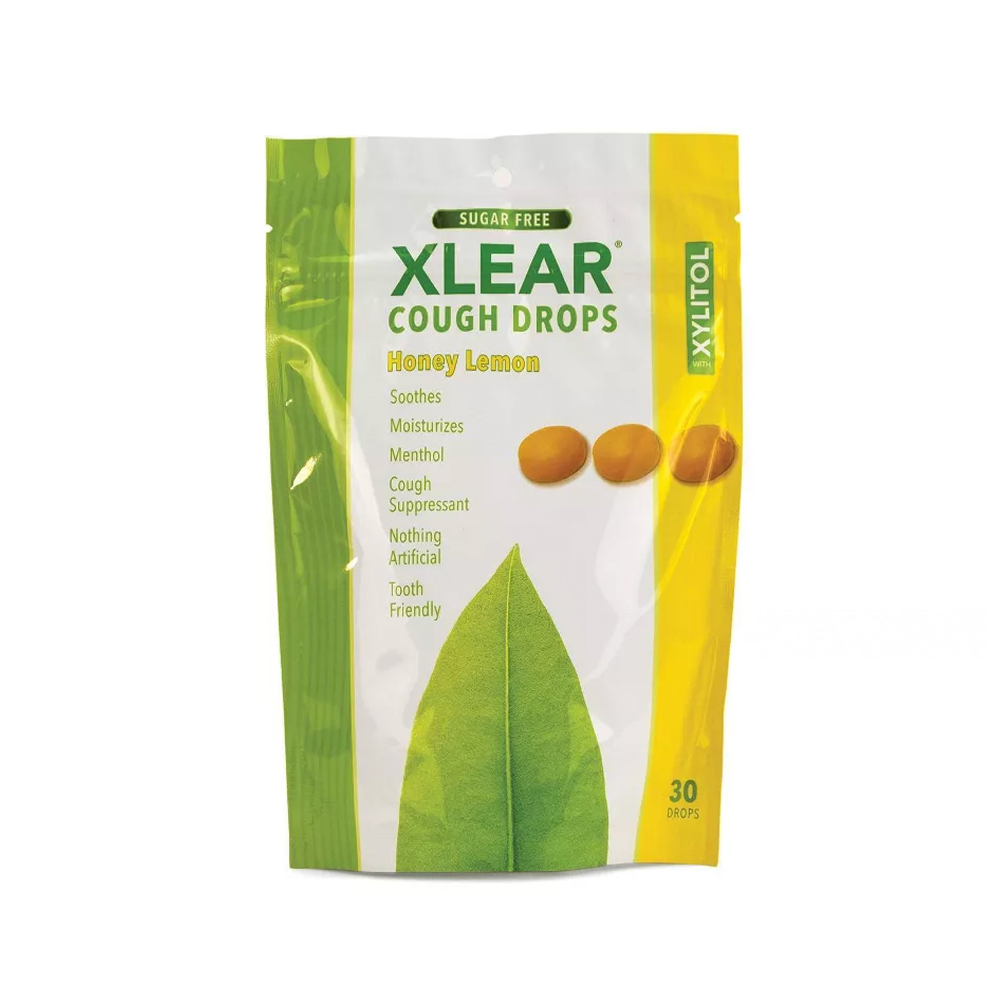 Xlear Honey Lemon Cough Drops 4.32 fl oz