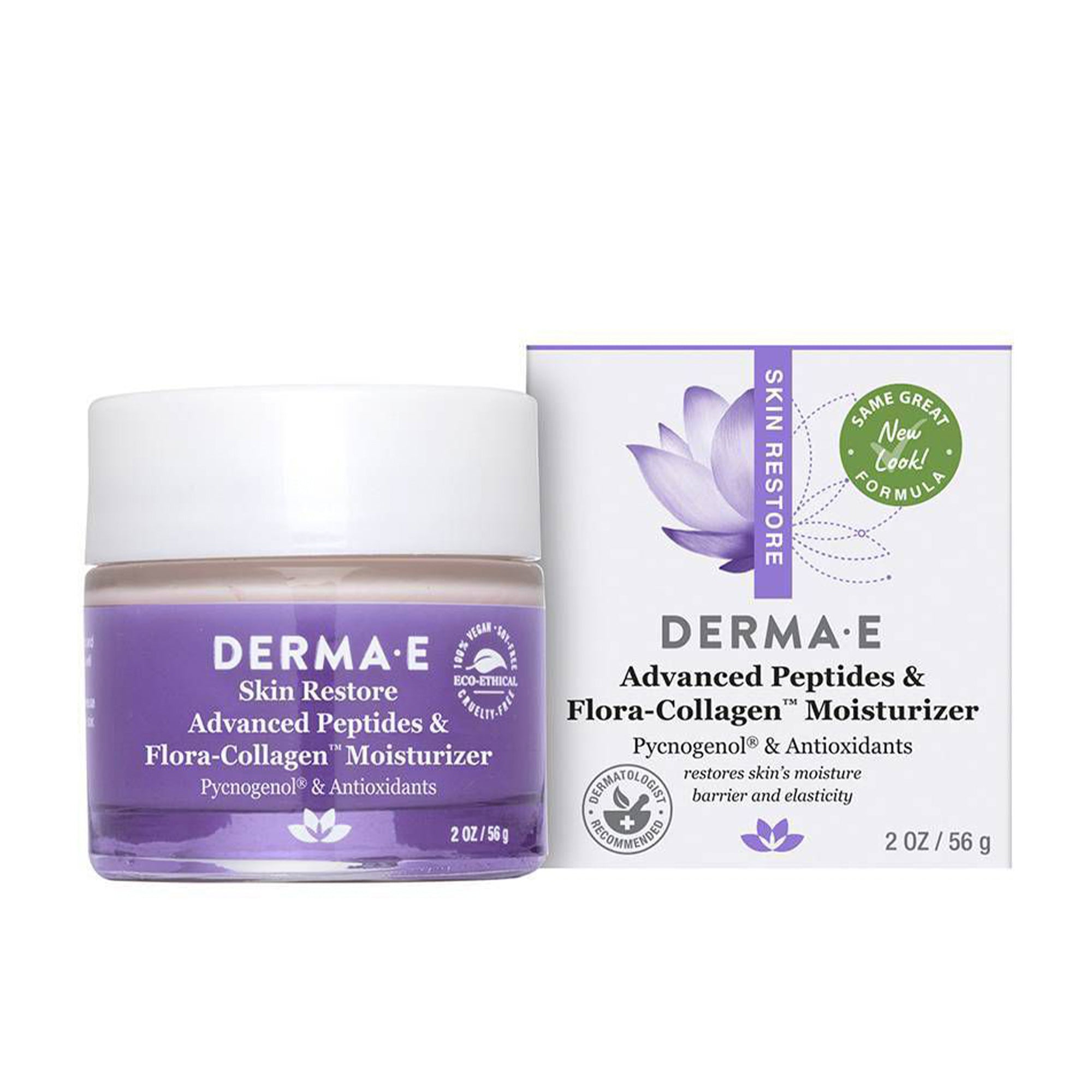 Derma e Advanced Peptides & Collagen Moisturizer, 2 oz