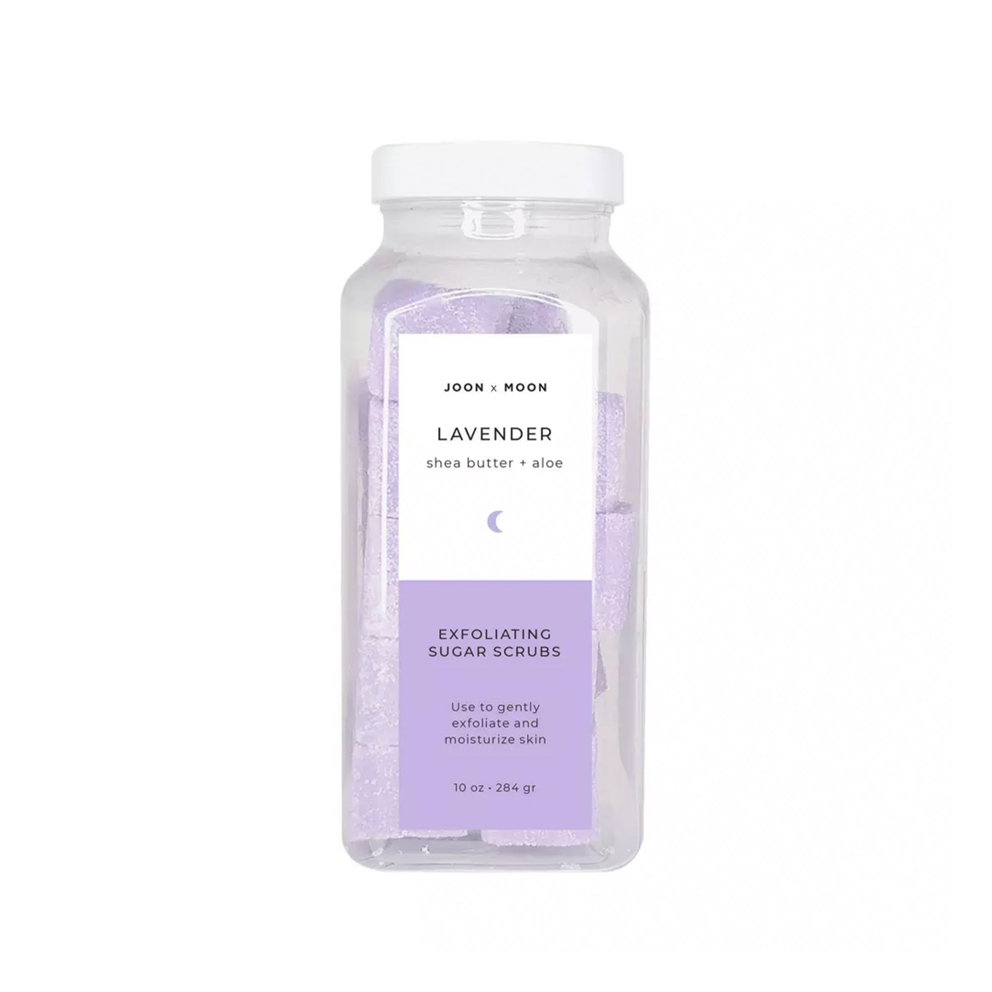 Joon x Moon Lavender Shea Butter and Aloe Floral Exfoliating Sugar Body Scrubs 10 oz