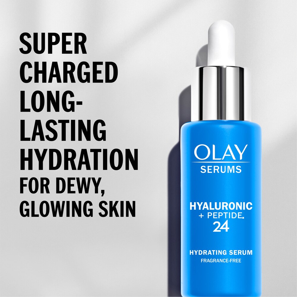 Olay with Hyaluronic and Peptide 24 Hydration Serum 1.3 oz